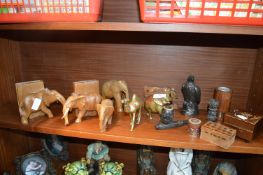 Elephants, Camels and Ethnic Carvings etc.