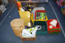 Household Items; Stacking Racks, Waste Bin, Oven T