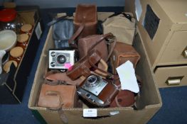 Twenty-One Assorted Vintage Cameras