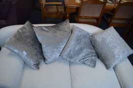 Four Silver Cushions