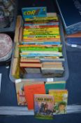 Collection of Children's Annuals Including Beano, Core, etc.