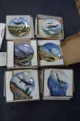 Six Limited Edition Royal Doulton Wall Plates