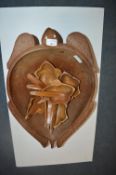 Carved Wooden Turtle Serving Bowl etc.