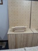 *Bespoke Handmade Contemporary Design Storage Cabinet with Board Shelving Units