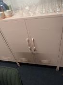 *Mustard 4ft Double Door Stationery Cabinet (pink)