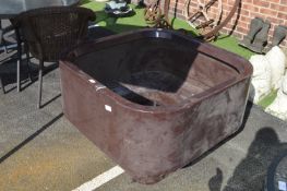 Brown Fibreglass Fish Pond