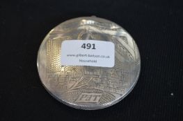 Continental Silver Compact Case