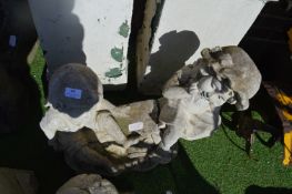 Garden Ornament - Two Children on a Seesaw