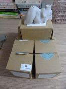 *Nine Trippy Tuesday Grey Candles in Female Form