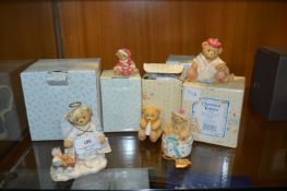 Five Boxed Cherish Teddies