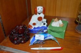 Dogs, Cat and a Dolphin