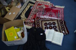 Eastern Rugs, Graduation Gown, Books, etc.