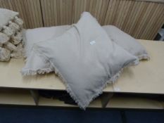 *Three Large Oatmeal Cushions