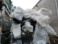 *Stillage of Black Plastic Guttering (stillage not