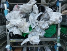 *Stillage of Grey Plastic Guttering and Downpipe (