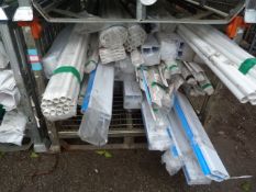 *Stillage of 3m Lengths of Plastic Pipe, Conduit,