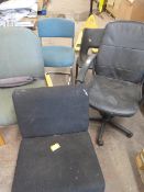 *5 Assorted Office Chairs