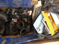 *Box of Guttering Joints and a Bag of Assorted Cur