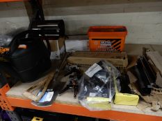 *Assorted Tools; Blow Torches, Watering Can, Secat