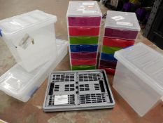 *Plastic Storage Boxes and Drawers