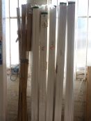 ~10pks 2m Plastic Trunking and a Quantity of Steel