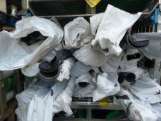 *Stillage of Grey Plastic Guttering and Downpipe (