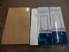 *3 Clothes Rails and a Paste Table