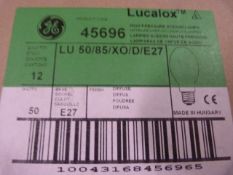 *12 LU50/85/XO/D/E27 Lamps