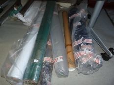 Assorted Rolls of Industrial Material