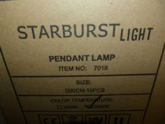 *Starburst Pendant Lamp 7018
