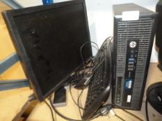 *HP Computer with Dell Monitor, Keyboard and Mouse