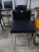 *5 Five Chrome Framed Upholstered Chairs