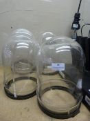 *4 Large Glass Dome Light Shades