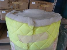 Roll of Lime Green Quilted Material