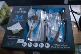 *Viner Stainless Steel Cutlery Part Set