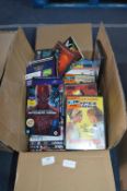 Box of DVDs