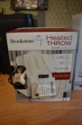 *Brookstone Heated Throw 50x60