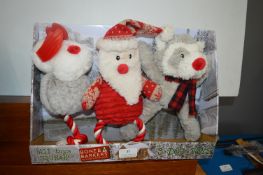 *Bone & Barkers Christmas Dog Toy Set