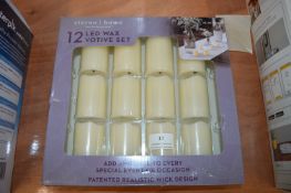 *Sternohome 12 LED Wax Votive Set