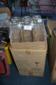 6 Glassworks Packs of 6 Bottles & Straws