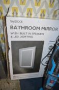 *Tavistock Bathroom Mirror with Speakers and LED L