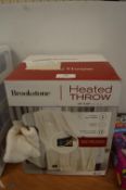 *Brookstone Heated Throw 50x60
