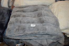 *Mon Chateaux Grey Plush Throw