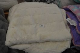 *Mon Chateaux Ecru Plush Throw