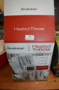 *Brookstone Heated Throw 50