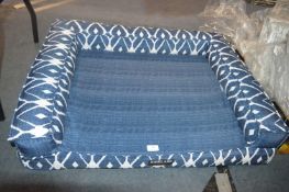 *Kirkland Blue & White Pet Bed
