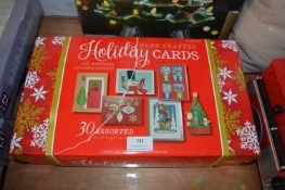 *Hand Crafted 30pc Christmas Card Set
