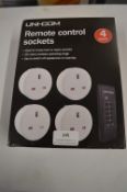 *Unicom Remote Control Sockets 4pk