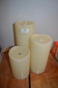 *3pc LED Candle Set
