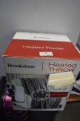 *Brookstone Heated Throw 50